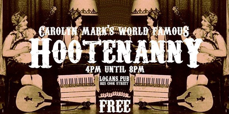 Hootenanny Open Mic: Carolyn Mark (Host) @ Logan's Pub Jan 26 2020 - May 11th @ Logan's Pub