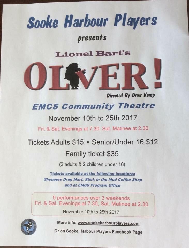 Oliver @ Edward Milne Community School  Nov 18 2017 - May 1st @ Edward Milne Community School 