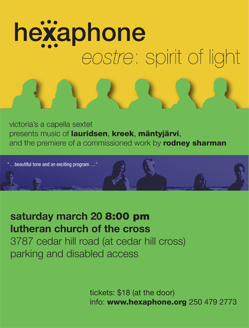 Hexaphone @ Lutheran Church of the Cross Mar 20 2010 - May 28th @ Lutheran Church of the Cross