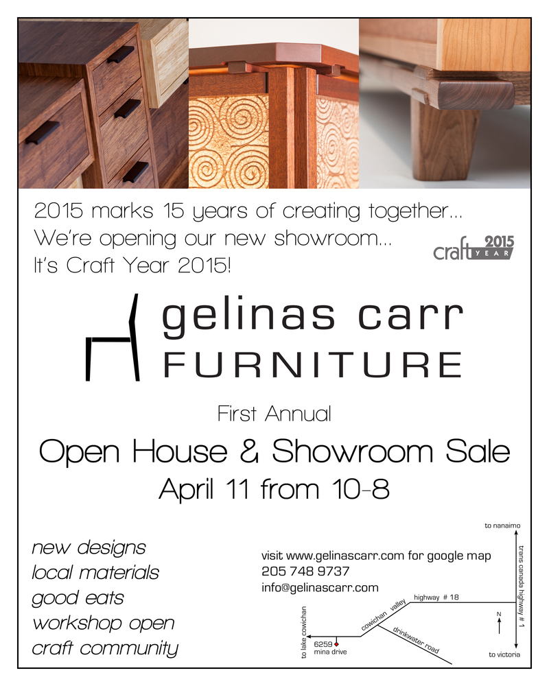 Gelinas Carr Furniture, Sandra Carr, Joe Gelinas @ Gelinas Carr Furniture  - Apr 11, 2015