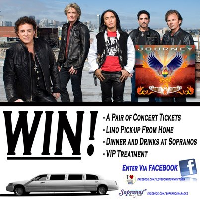 Journey / Lover Boy / Night Ranger @ Soprano's Dec 4 2012 - Jun 7th @ Soprano's