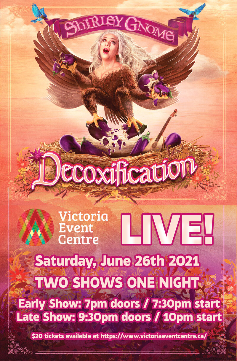 Shirley Gnome @ Victoria Event Centre Jun 26 2021 - Jun 18th @ Victoria Event Centre