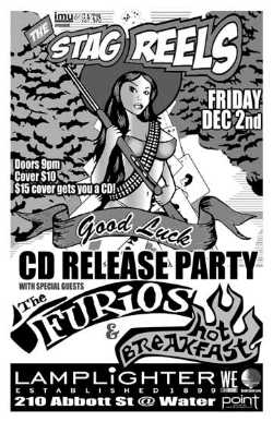The Stag Reels CD Release Party with The Furios + Hot Breakfast: The Stag Reels, Los Furios, Hot Breakfast @ The Lamplighter Dec 2 2005 - May 11th @ The Lamplighter