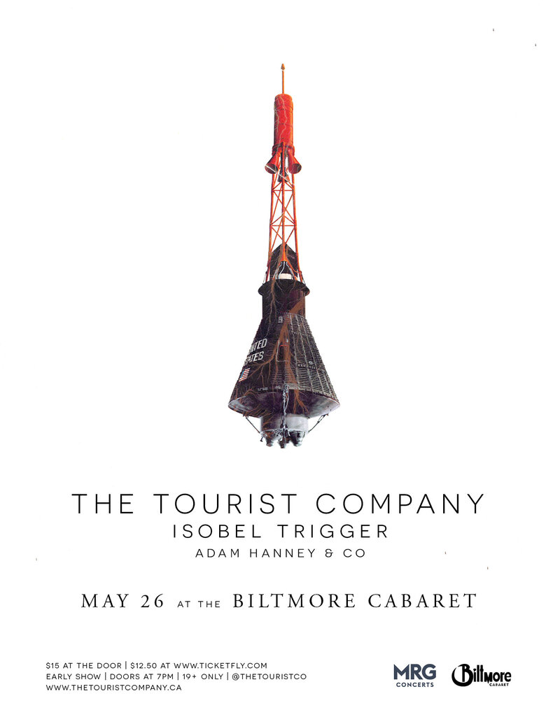 The Tourist Company, Isobel Trigger, Adam Hanney & Co @ The Biltmore Cabaret May 26 2016 - Apr 30th @ The Biltmore Cabaret