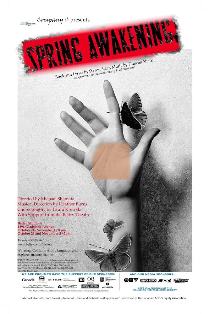 Spring Awakening @ BMO Studio Theatre Oct 28 2014 - Jun 27th @ BMO Studio Theatre