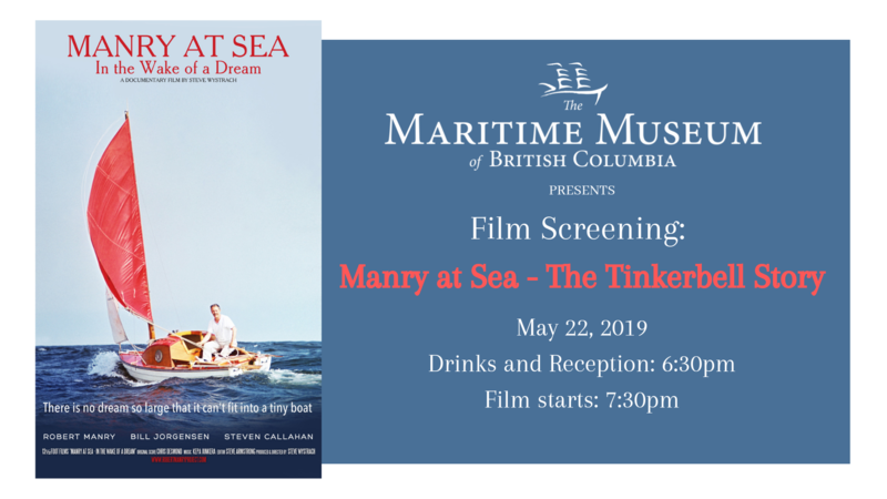 Film Screening: Manry at Sea @ Maritime Museum of BC May 22 2019 - May 1st @ Maritime Museum of BC
