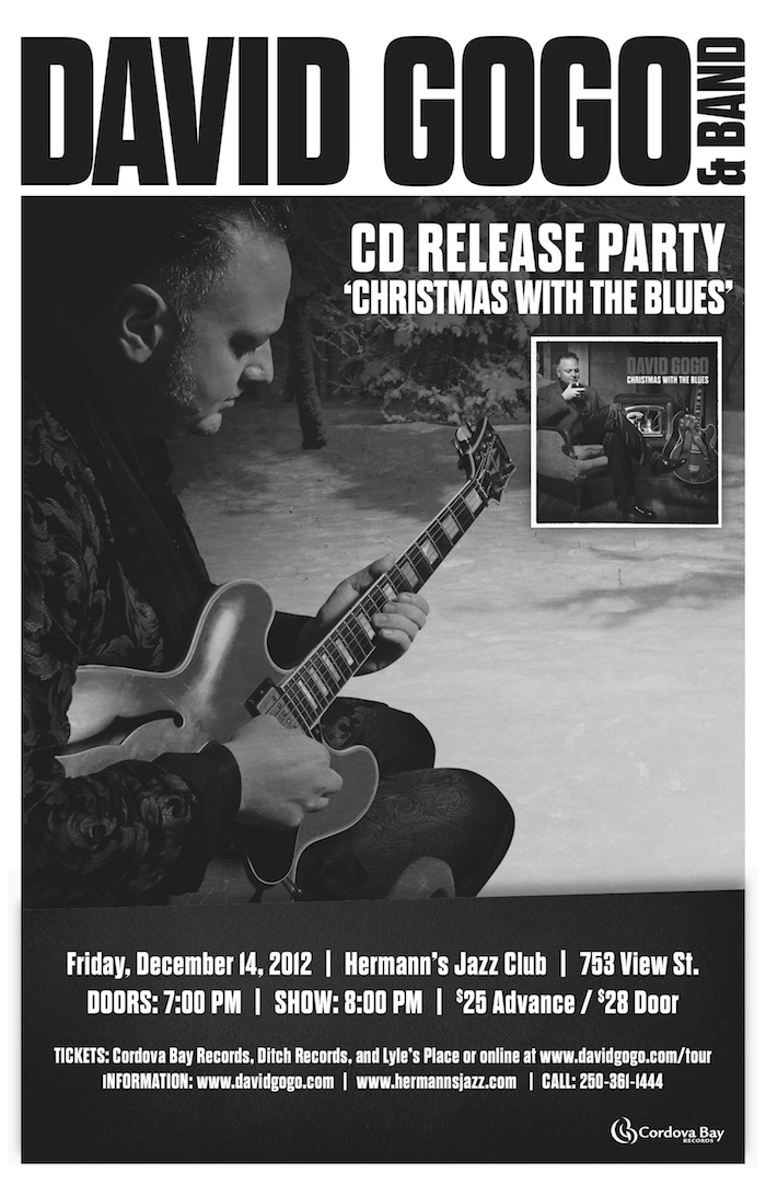 David Gogo @ Hermann's Jazz Club Dec 14 2012 - May 28th @ Hermann's Jazz Club