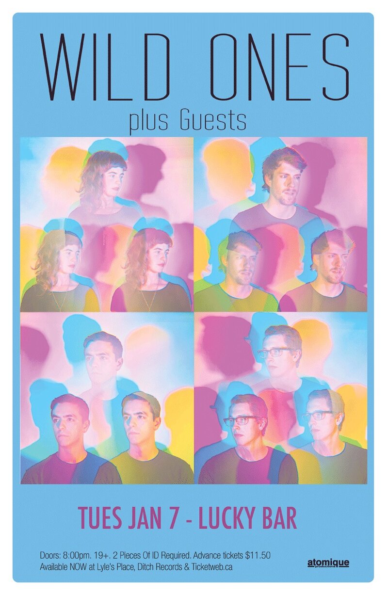 The Wild Ones , WAND @ Lucky Bar Jan 7 2014 - May 6th @ Lucky Bar