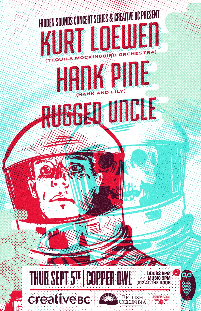Rugged Uncle, Hank Pine, Kurt Loewen @ Copper Owl Sep 5 2019 - May 6th @ Copper Owl