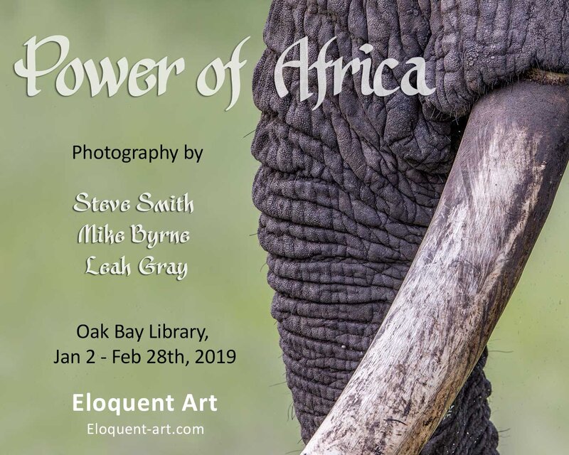 Power of Africa: Leah Gray, Steve Smith, Mike Byrne @ Oak Bay Library - Jan 02, 2019