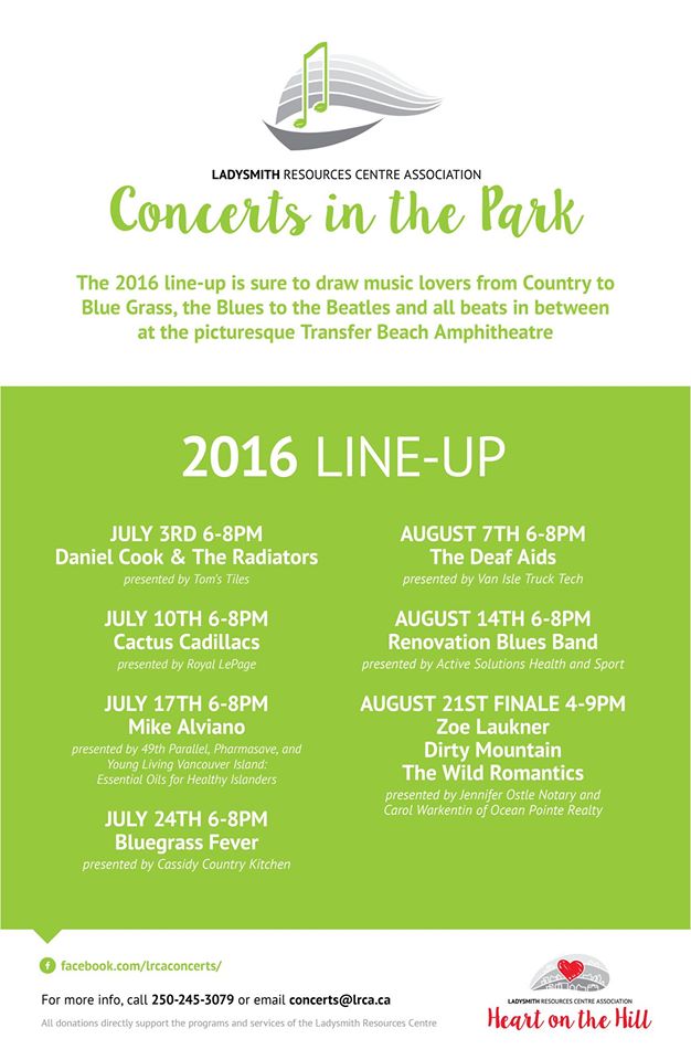 Concerts in the Park: Renovation Blues Band @ Transfer Beach Amphitheatre  Aug 14 2016 - May 15th @ Transfer Beach Amphitheatre 