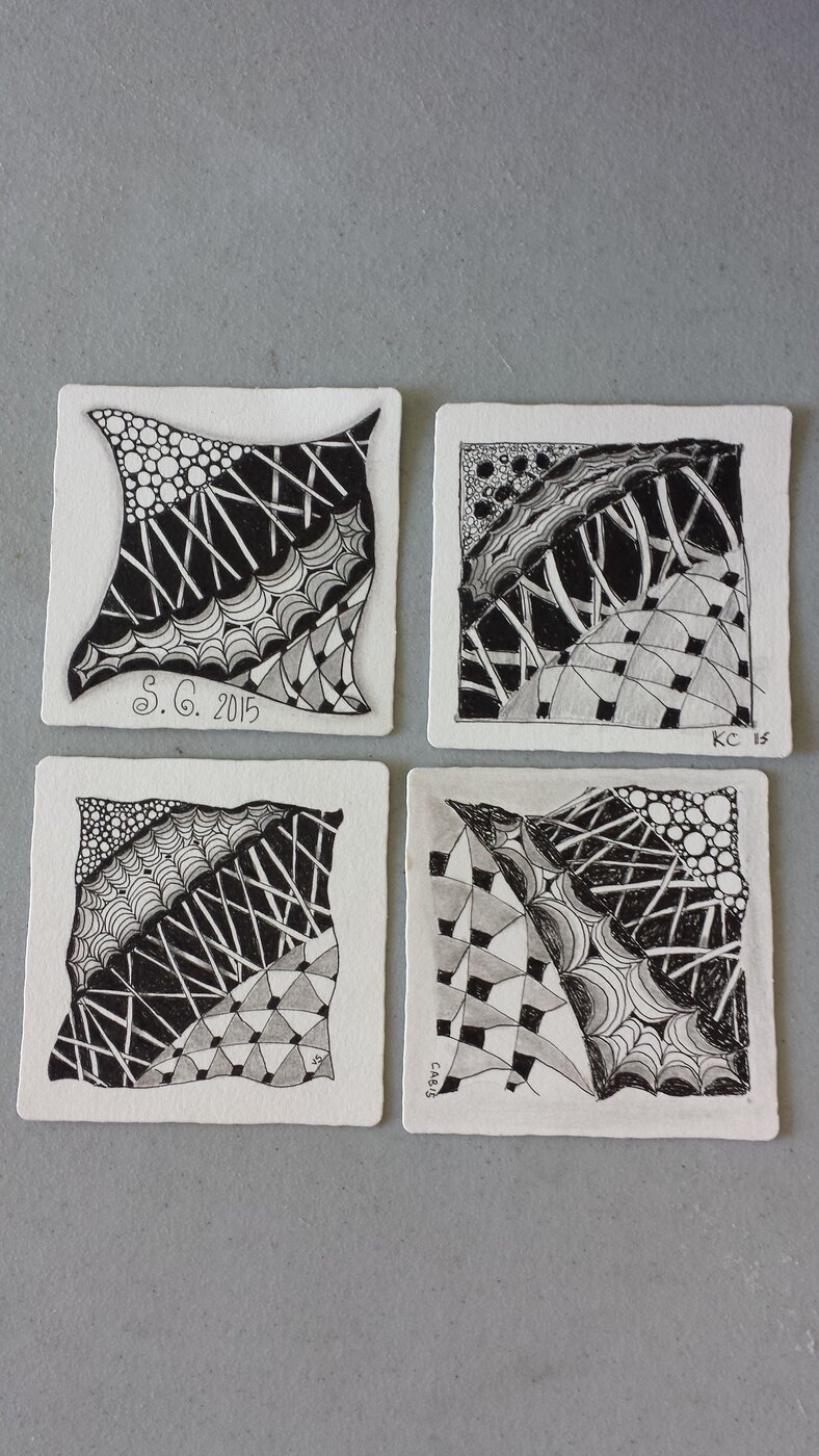 Introduction to Zentangle-create abstract art: Sherrie D (Certified Zentangle Teacher) @ West Shore Parks and Recreation Mar 5 2017 - May 6th @ West Shore Parks and Recreation