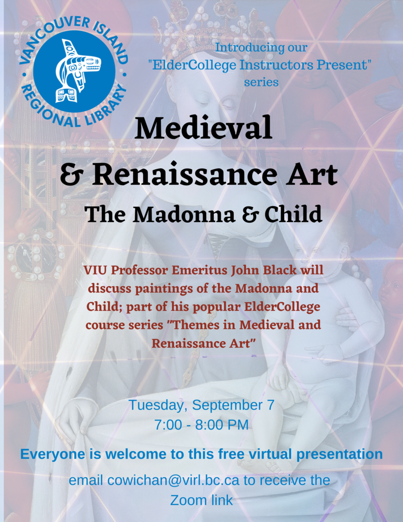 Art Works of the Madonna & Child @ Online Sep 7 2021 - May 6th @ Online