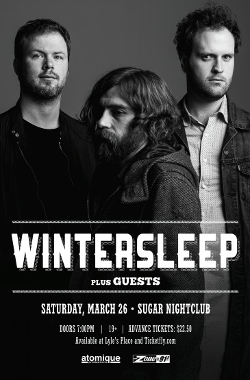 Wintersleep, Evening Hymns, Walrus @ Capital Ballroom Mar 26 2016 - May 7th @ Capital Ballroom