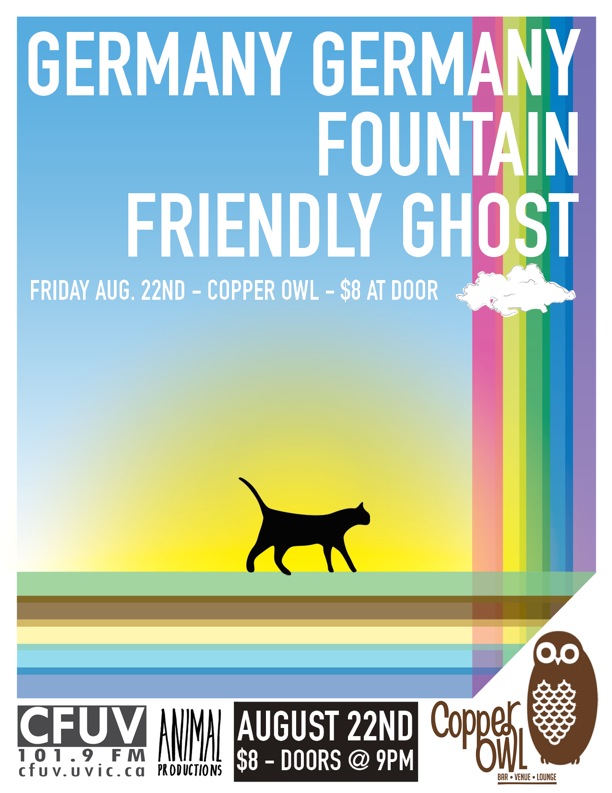 Germany Germany, Fountain, FRIENDLY GHOST @ Copper Owl Aug 22 2014 - May 15th @ Copper Owl