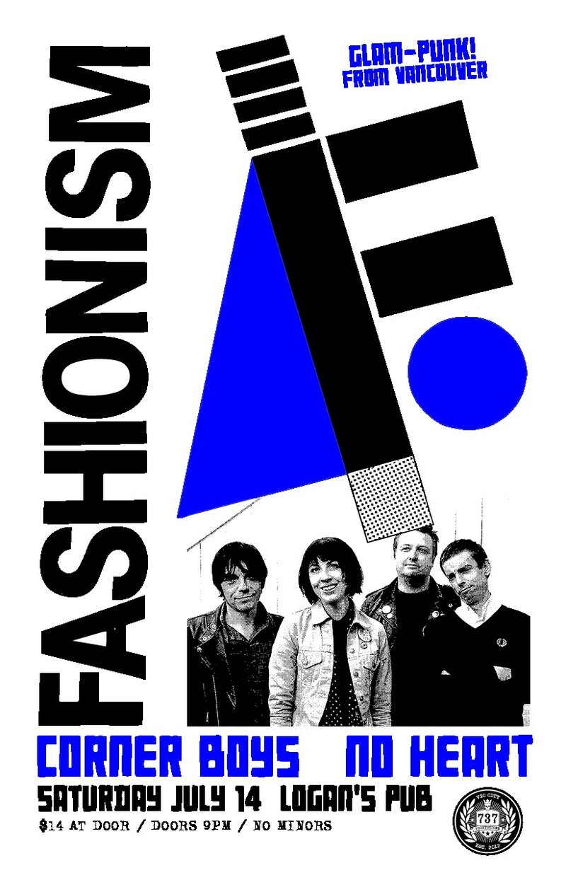 Smash the State: Fashionism, Corner Boys, No Heart @ Logan's Pub Jul 14 2018 - Jun 7th @ Logan's Pub