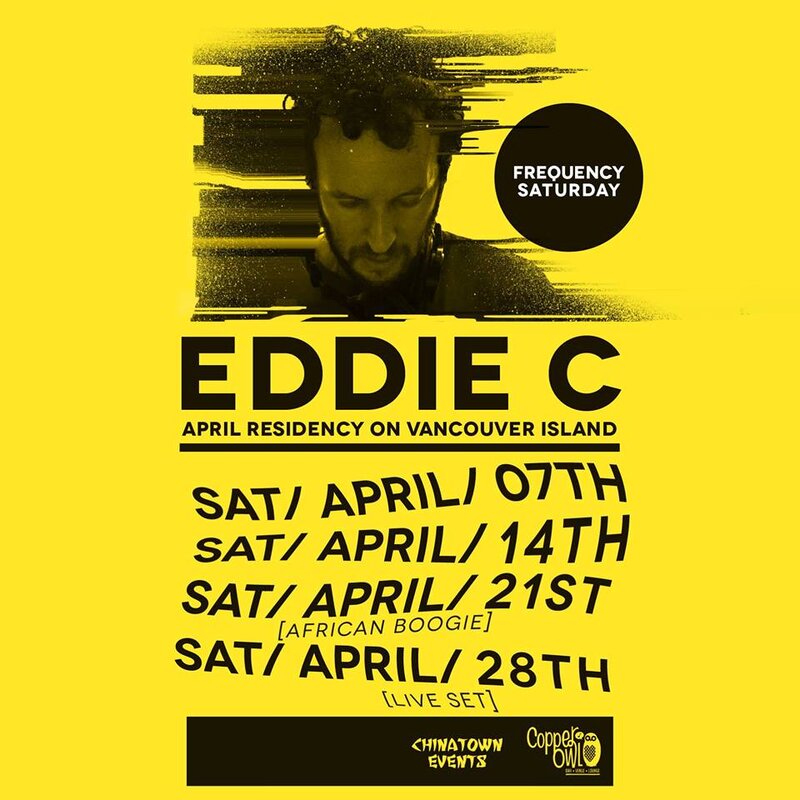 Frequency Saturdays : April with: Eddie C , Guests TBA @ Copper Owl Apr 14 2018 - May 6th @ Copper Owl