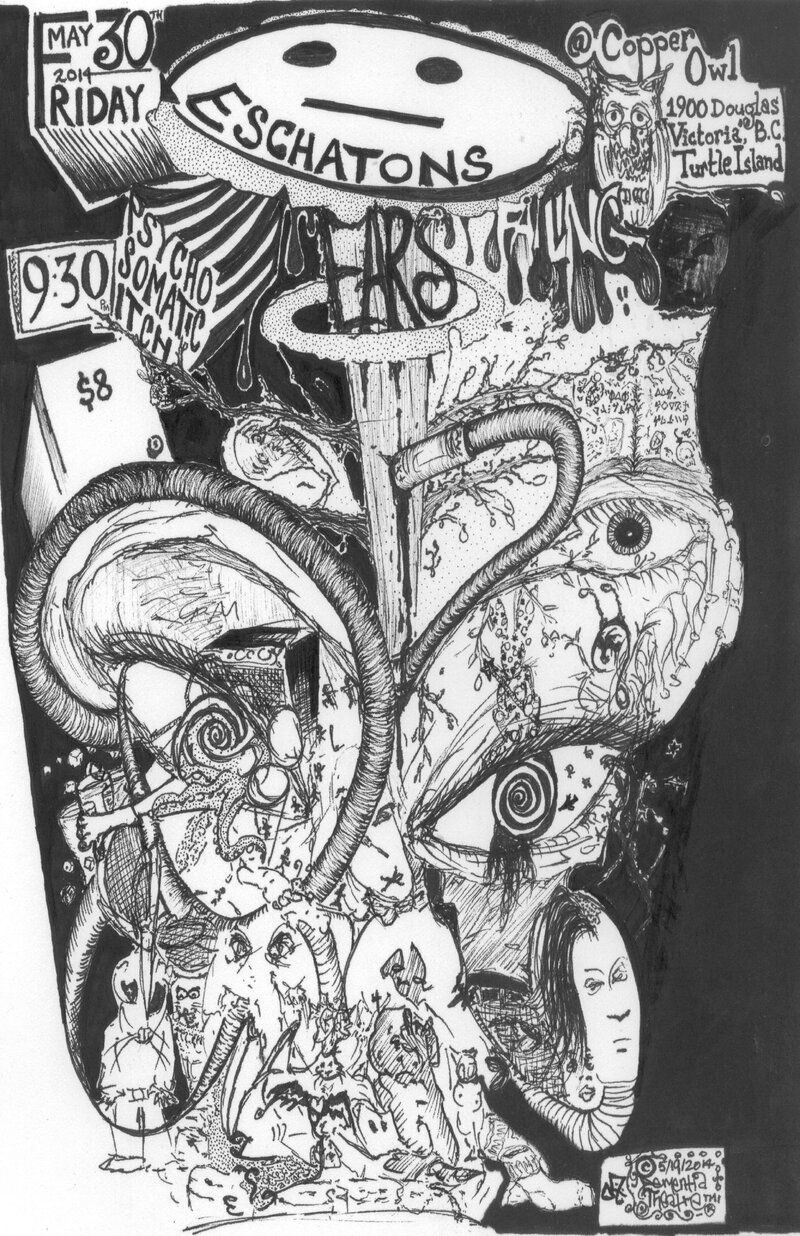Eschatons, Failing, EARS, PSYCHOSOMATIC ITCH @ Copper Owl May 30 2014 - May 8th @ Copper Owl