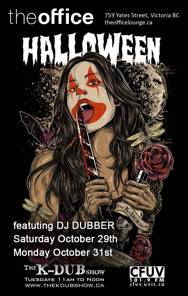 HALLOWEEN NIGHT 2 w/: DJ DUBBER @ TheOfficeLounge Oct 31 2011 - May 6th @ TheOfficeLounge