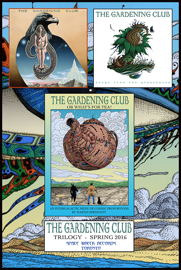 Martin Springett, The Gardening Club @ Vinyl Envy Aug 27 2016 - May 1st @ Vinyl Envy