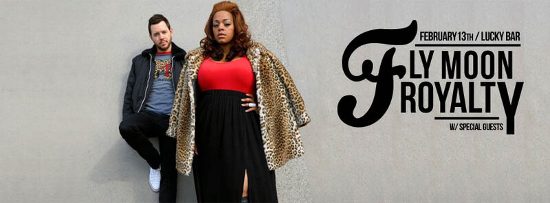 Fly Moon Royalty, The New Souls, Eben Norman @ Lucky Bar Feb 13 2015 - May 6th @ Lucky Bar