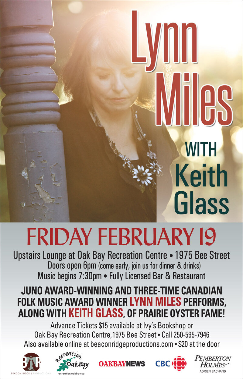 Lynn Miles, Keith Glass @ Sports View Lounge Feb 19 2016 - May 6th @ Sports View Lounge