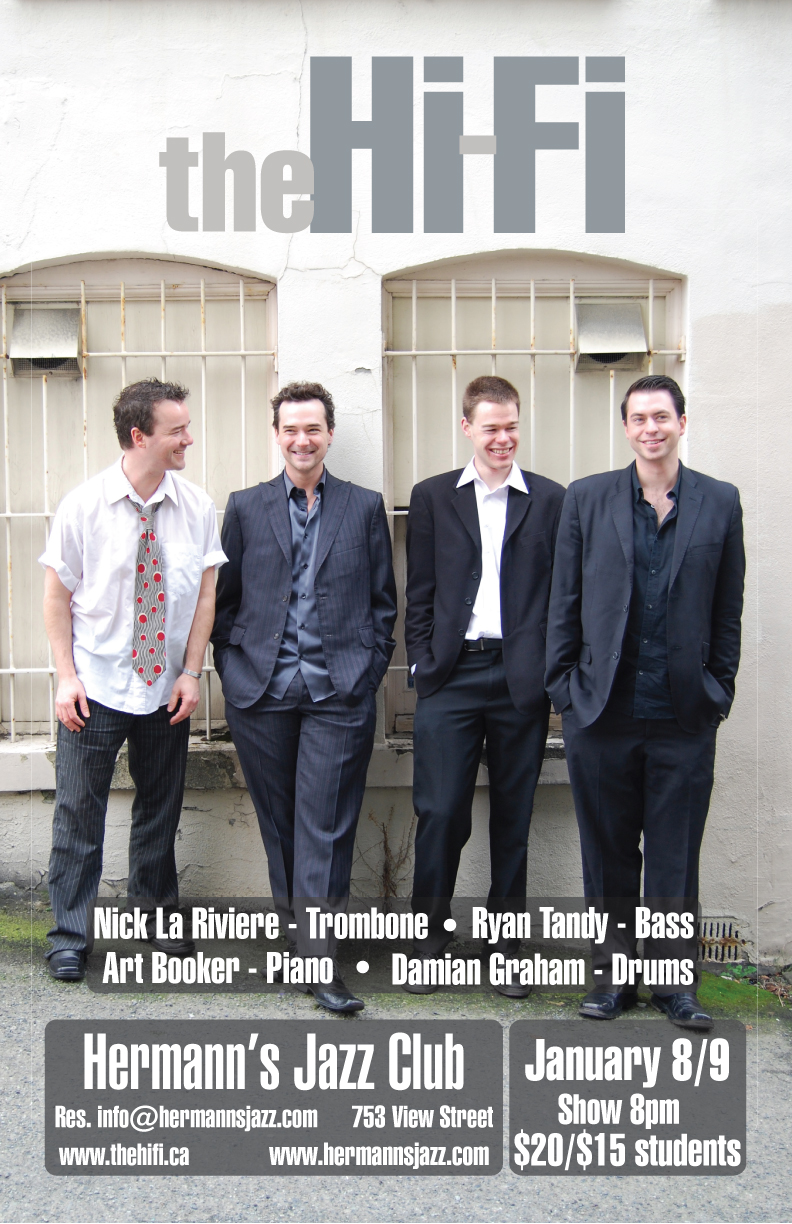 The Hi-Fi @ Hermann's Jazz Club Jan 8 2016 - May 18th @ Hermann's Jazz Club