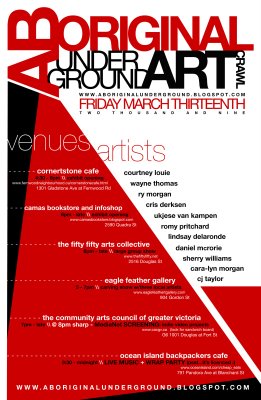 Aboriginal Underground Art Show @ the fifty fifty arts collective Mar 15 2009 - Jun 15th @ the fifty fifty arts collective