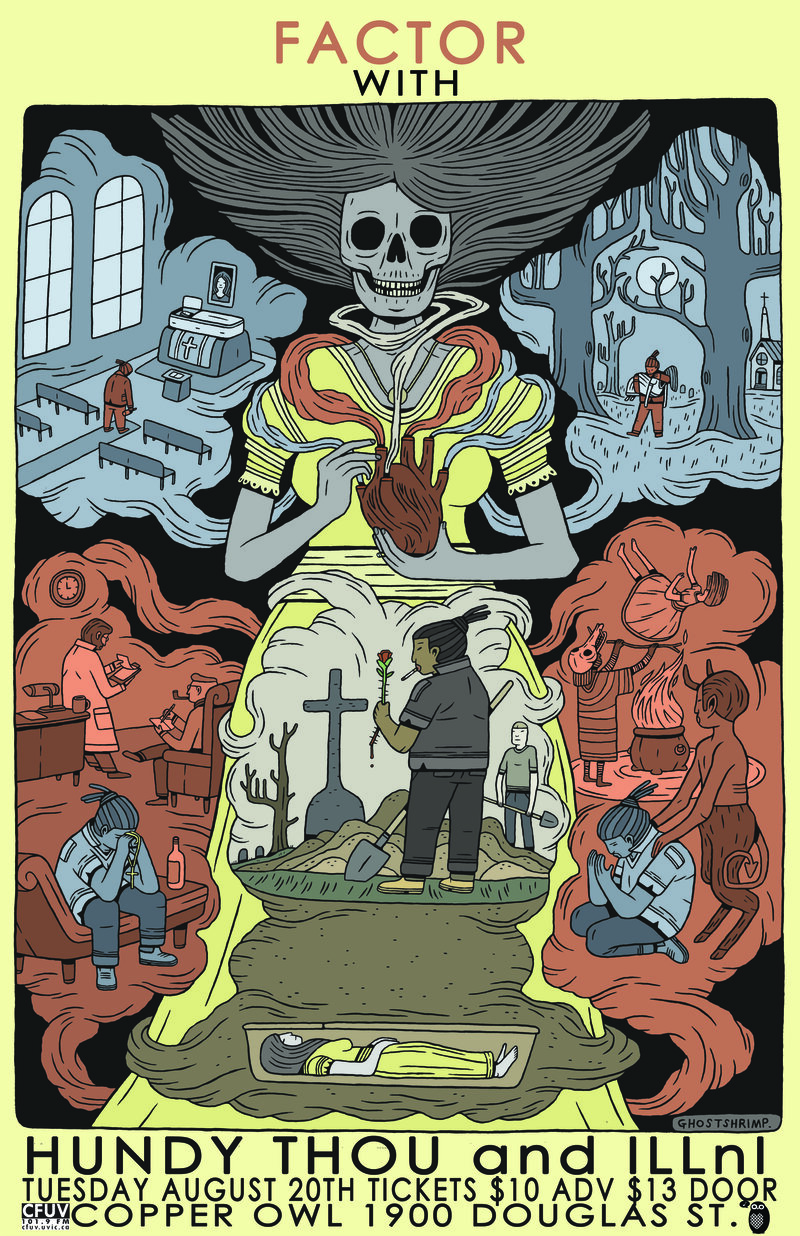 Factor and the Chandeliers , Hundy Thou, Ill'n'I @ Copper Owl Aug 20 2013 - May 5th @ Copper Owl