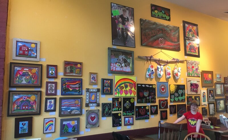 HOLD On TOGETHER, Solo Art Show and Sale: Aviv Talya Dekel @ Spiral Cafe Oct 1 2020 - May 7th @ Spiral Cafe