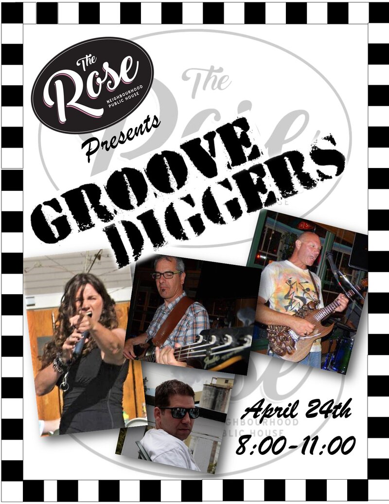 Groove Diggers @ The Rose: Groove Diggers @ The Rose Pub Jun 19 2020 - May 9th @ The Rose Pub