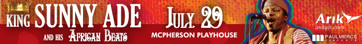King Sunny Ade and His African Beats @ McPherson Playhouse Jul 29 2015 - May 6th @ McPherson Playhouse