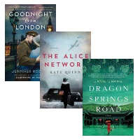 Janie Chang, Jennifer Robson, and Kate Quinn present Dragon Springs Road, Goodnight from London, and The Alice Network: Janie Chang, Jennifer Robson, Kate Quinn @ Bolen Books Jun 27 2017 - May 1st @ Bolen Books