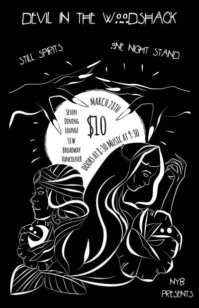 Devil in the Woodshack, The Still Spirits, One Night Stand @ Seven Dining Lounge Mar 28 2015 - May 6th @ Seven Dining Lounge