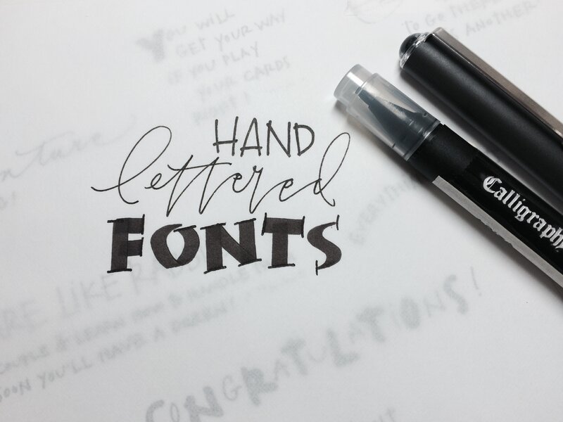 Hand Lettered Fonts Workshop: Kathy Guthrie @ Poppet Creative Oct 16 2016 - May 1st @ Poppet Creative