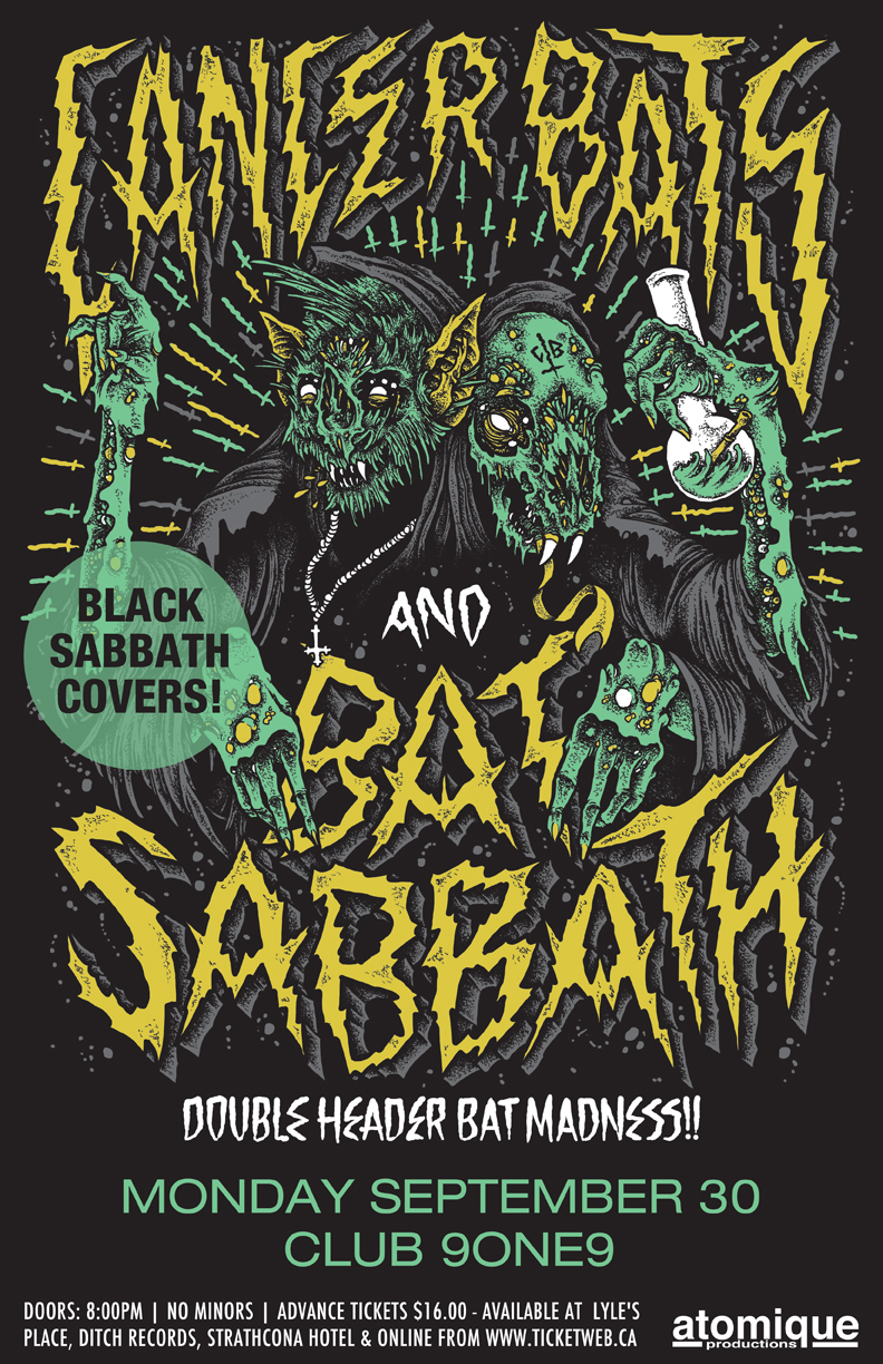 Cancer Bats, Bat Sabbath, Rotterdam @ Distrikt Sep 30 2013 - May 8th @ Distrikt