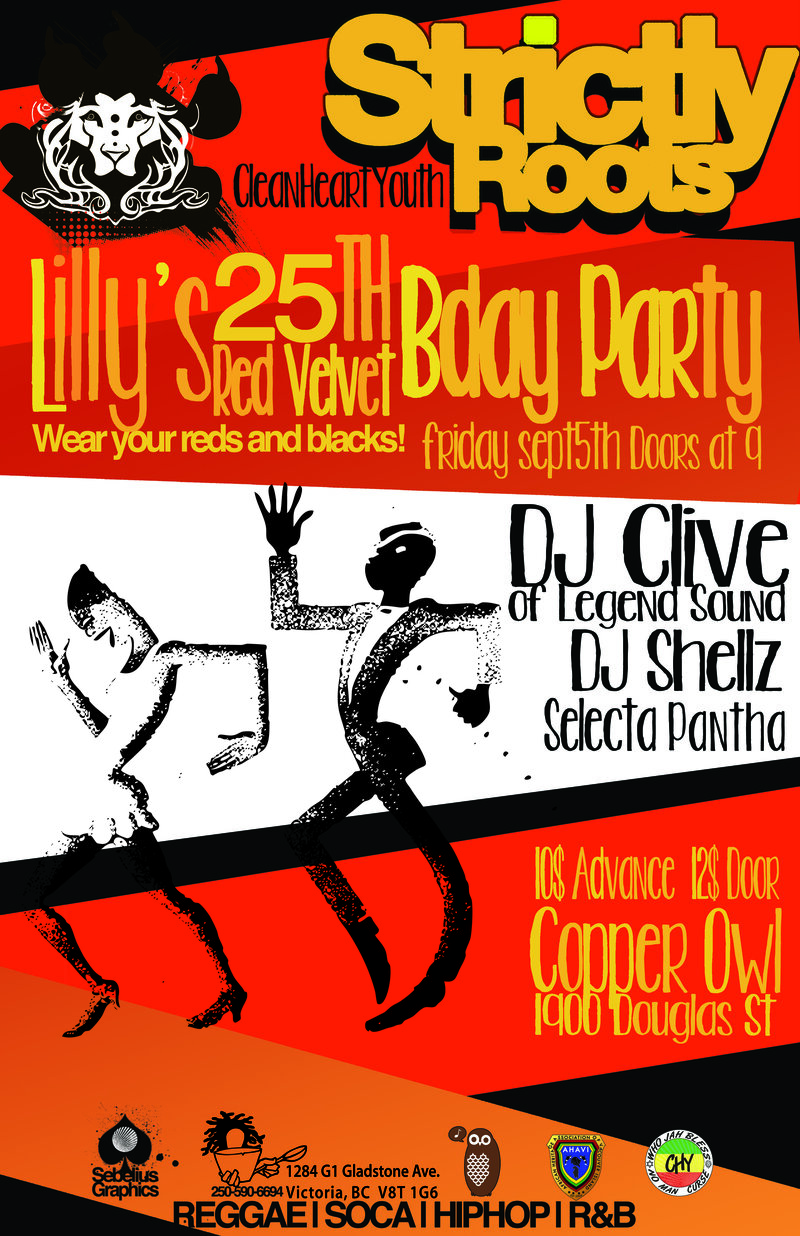 RED VELVET: DJ Clive, Dj Shellz, Selecta Pantha @ Copper Owl Sep 5 2014 - Jun 5th @ Copper Owl