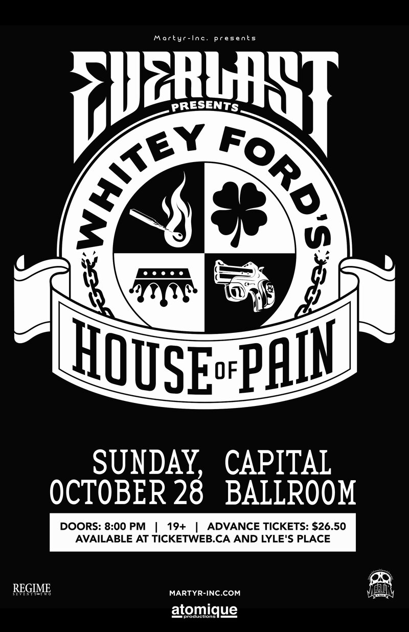 Everlast, Plus Guests @ Capital Ballroom Oct 28 2018 - Jun 4th @ Capital Ballroom