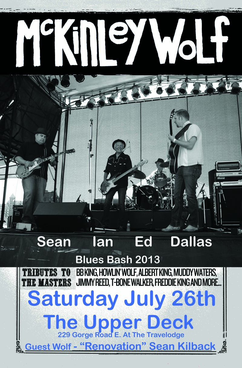 McKinley Wolf @ Upper Deck (in the Gorge Travelodge) Jul 26 2014 - May 6th @ Upper Deck (in the Gorge Travelodge)