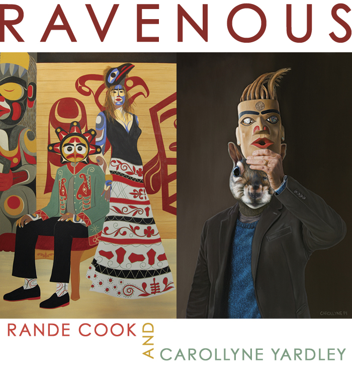 Ravenous: Rande Cook and Carollyne Yardley @ Mark Loria Gallery Jun 23 2014 - Jun 22nd @ Mark Loria Gallery