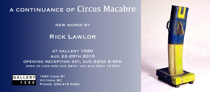 A Continuance of Circus Macabre: Rick Lawlor @ Generator Artist Studios Aug 22 2015 - May 6th @ Generator Artist Studios