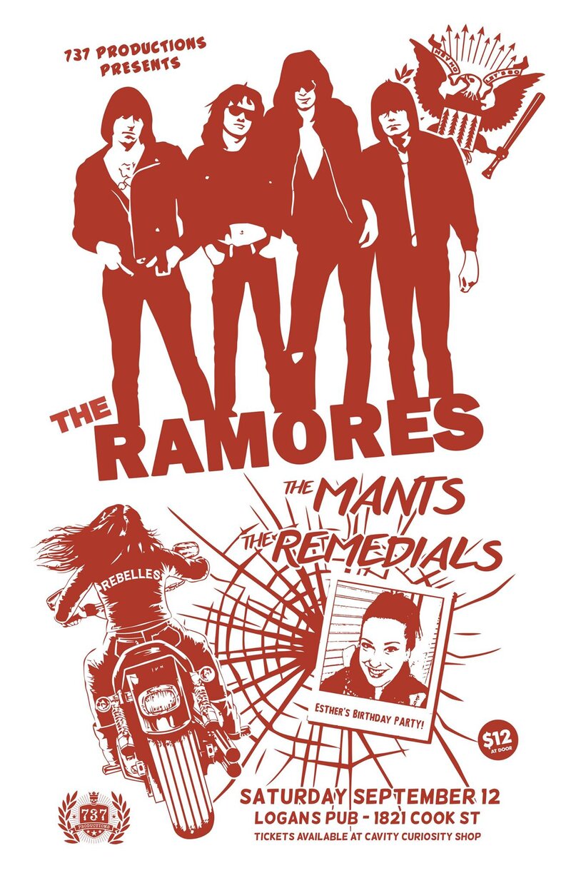 The Ramores, The Mants, The Remedials @ Logan's Pub Sep 12 2015 - May 13th @ Logan's Pub