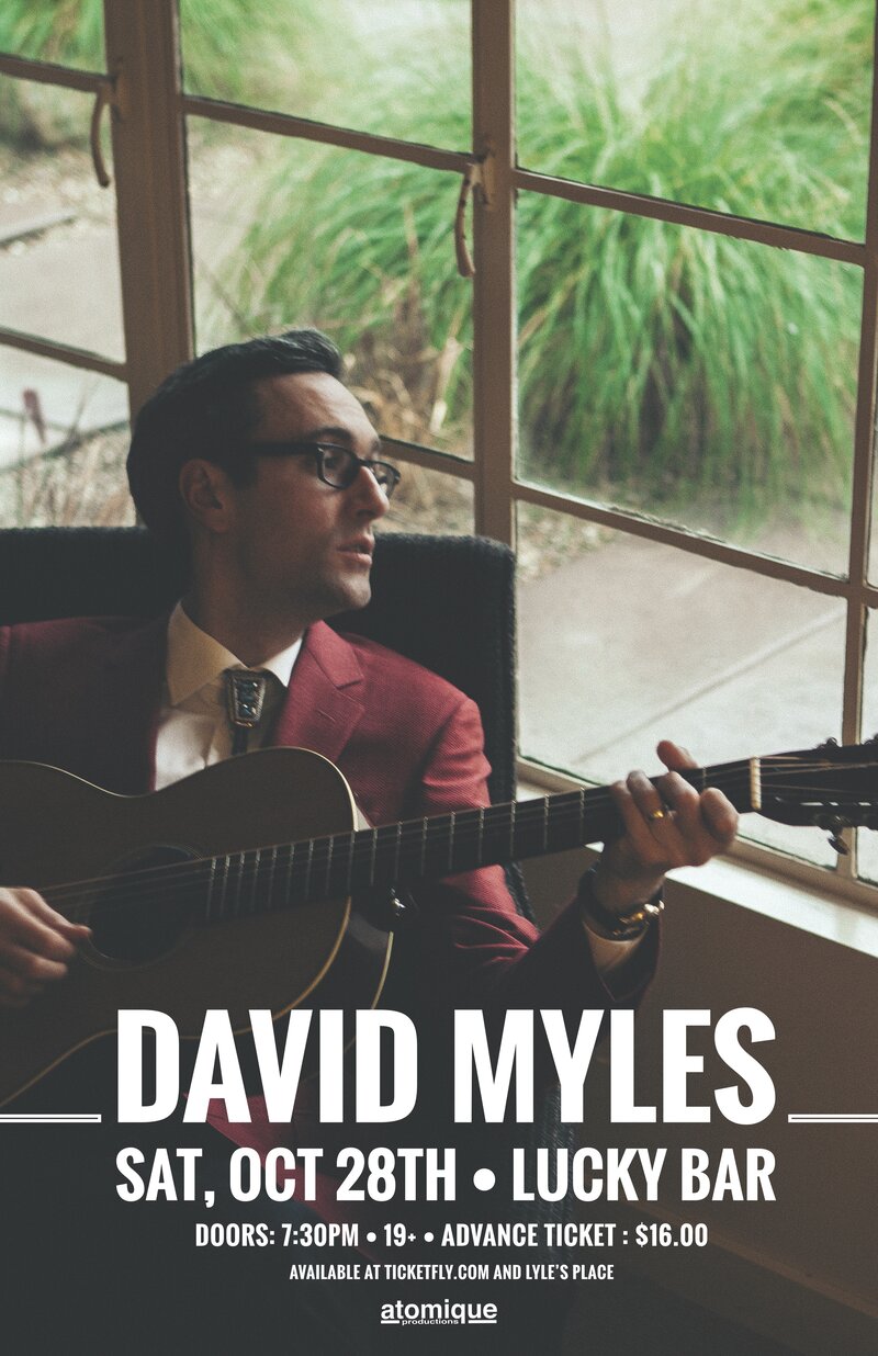 David Myles, Port Cities @ Lucky Bar Oct 28 2017 - May 6th @ Lucky Bar