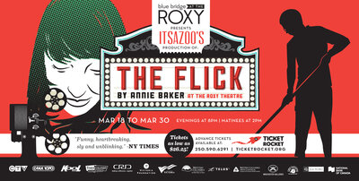 The Flick, ITSAZOO Productions @ Blue Bridge Repertory Theatre Mar 18 2014 - Jun 4th @ Blue Bridge Repertory Theatre