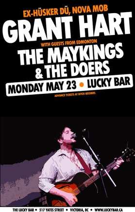 Grant Hart, The Doers, The May Kings @ Lucky Bar May 23 2005 - Jun 14th @ Lucky Bar