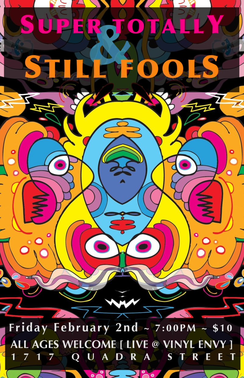 Super Totally, Still Fools @ Vinyl Envy Feb 2 2018 - May 5th @ Vinyl Envy
