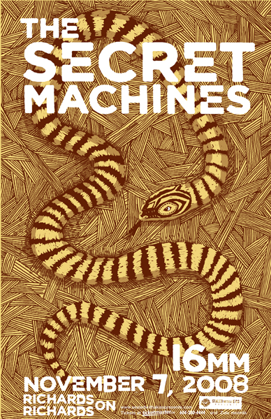The Secret Machines, 16mm @ Richard's On Richards Nov 7 2008 - May 6th @ Richard's On Richards