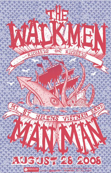 The Walkmen / Man Man, The Walkmen, Man Man, Mt St Helens Vietnam Band @ Richard's On Richards Aug 28 2008 - May 6th @ Richard's On Richards