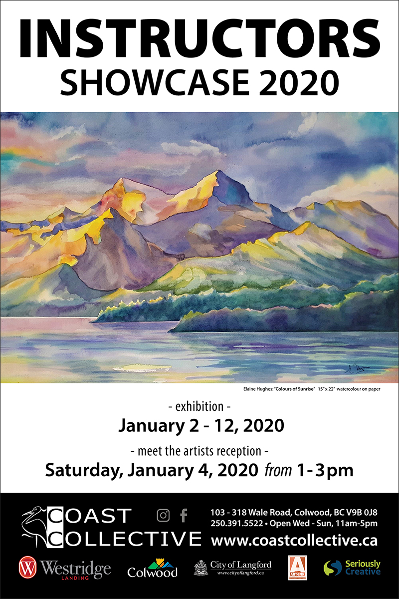 2020 Instructor Showcase @ Coast Collective Art Society Jan 2 2020 - Jul 24th @ Coast Collective Art Society