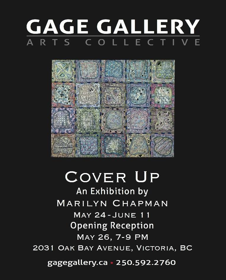 Cover Up: Marilyn Chapman @ Gage Gallery Arts Collective May 24 2016 - May 5th @ Gage Gallery Arts Collective